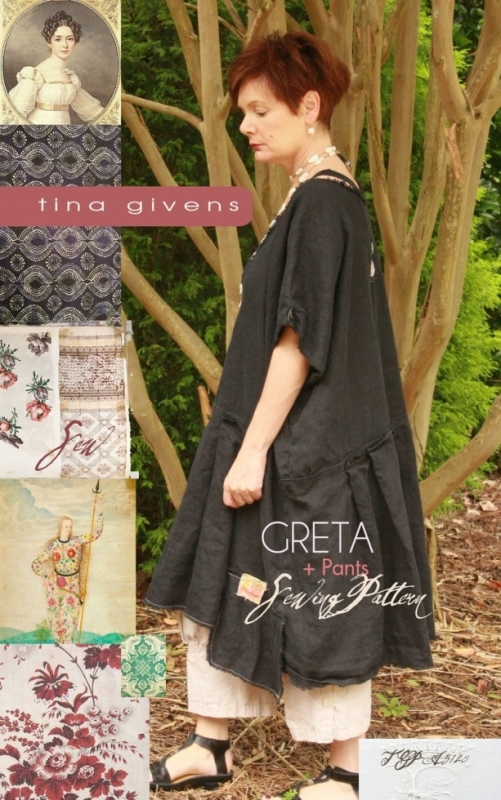 Sew Tina Givens Paper Sewing Pattern Greta Dress & Pants