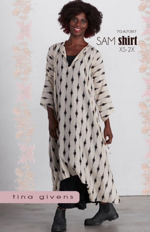 Sew Tina Givens Paper Sewing Pattern Sam Shirt
