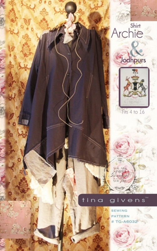 Sew Tina Givens Paper Sewing Pattern Archie Shirt & Jodpur Pant