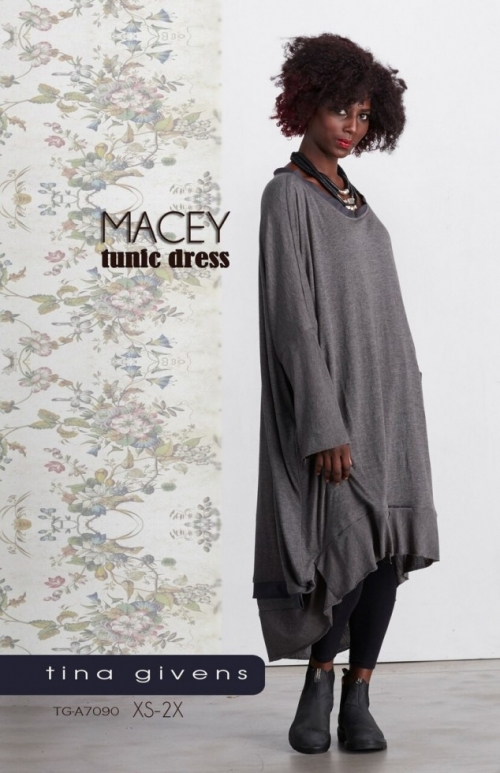 Sew Tina Givens Paper Sewing Pattern Macey Tunic Dress