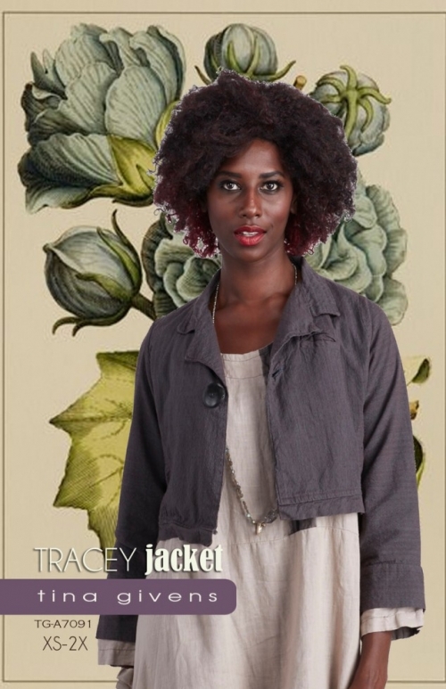 Sew Tina Givens Paper Sewing Pattern Tracy Crop Jacket