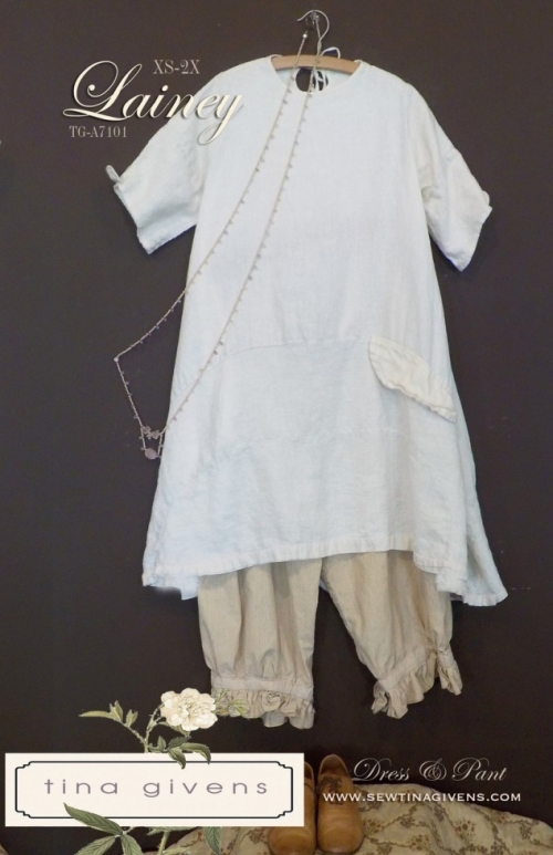 Sew Tina Givens Paper Sewing Pattern Lainey Tunic Dress