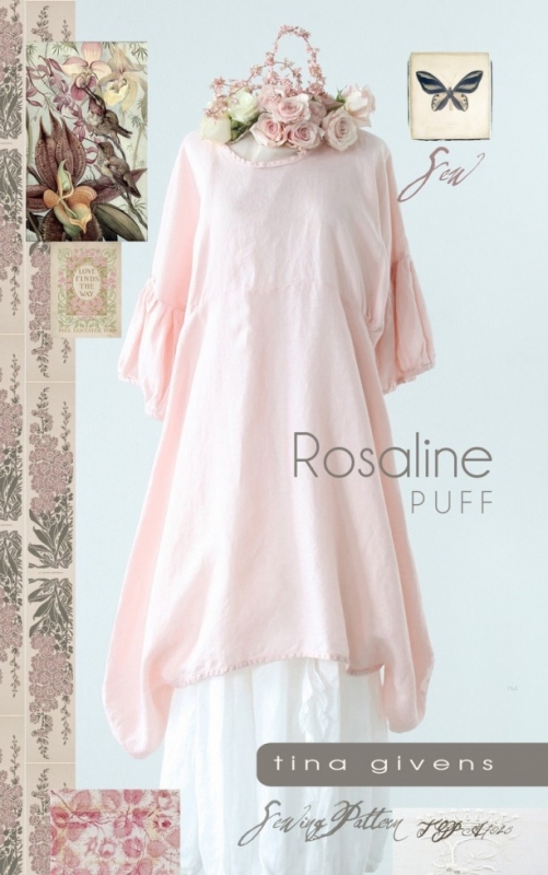Sew Tina Givens Paper Sewing Pattern Rosaline Puff Dress