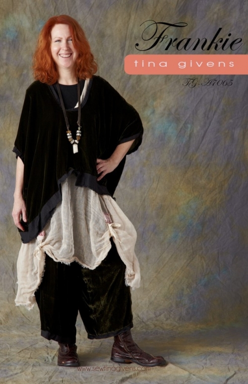 Sew Tina Givens Paper Sewing Pattern Frankie Crop Top & Pants