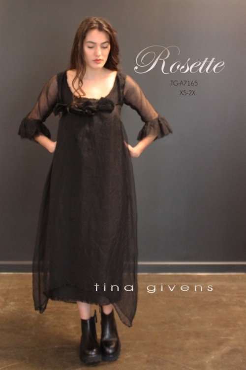 Sew Tina Givens Paper Sewing Pattern Rosette Dress
