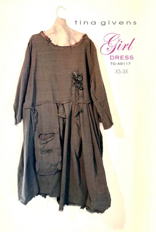 Sew Tina Givens Paper Sewing Pattern Girl Dress