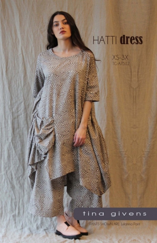 Sew Tina Givens Paper Sewing Pattern Hatti Dress