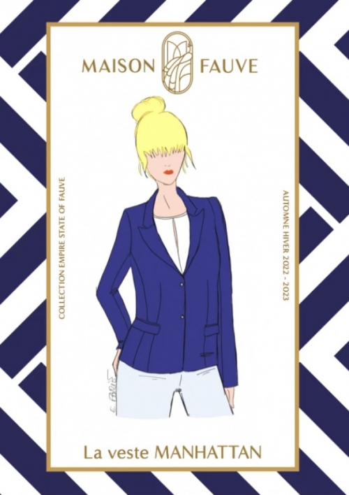 Maison Fauve Paper Sewing Pattern Manhattan Blazer Jacket