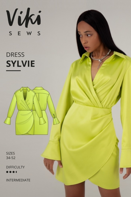 Vikisews Paper Sewing Pattern Sylvie Dress