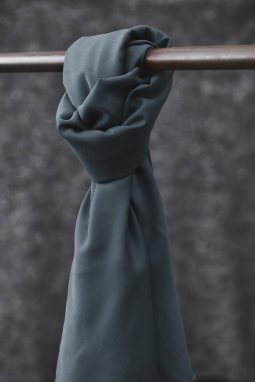 Meet MILK Smooth Drape Tencel Lyocell Twill Fabric Dusty Blue