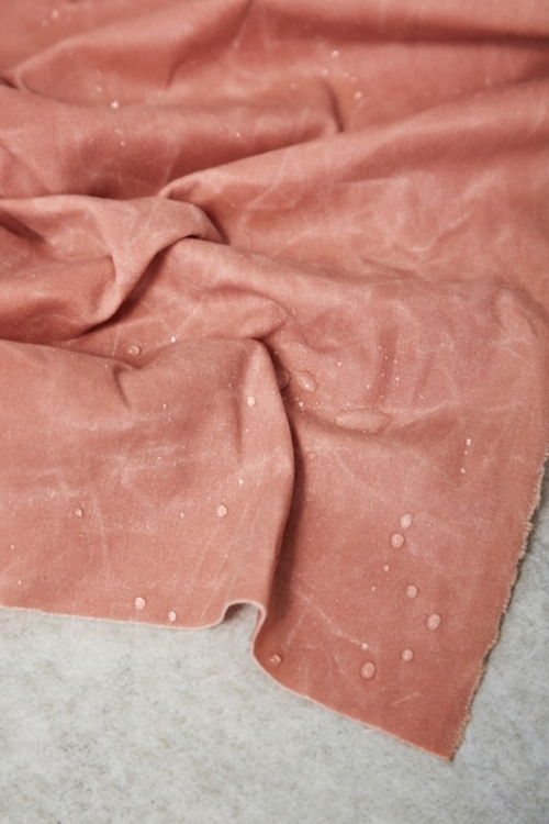 Mind The MAKER Light Waxed Cotton Fabric Rose