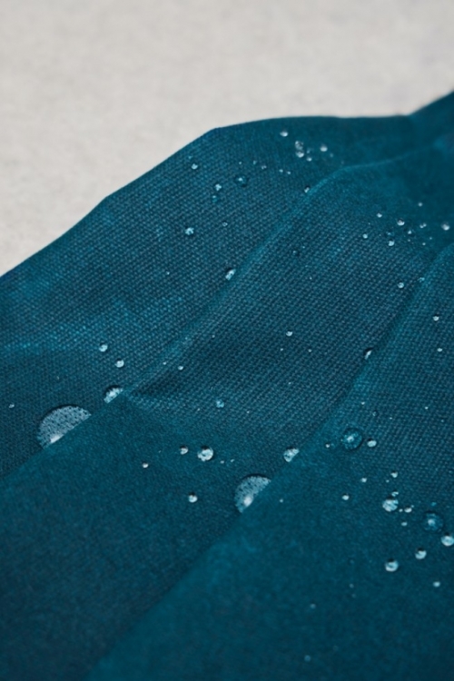 Mind The MAKER Weighty Waxed Cotton Fabric Petrol