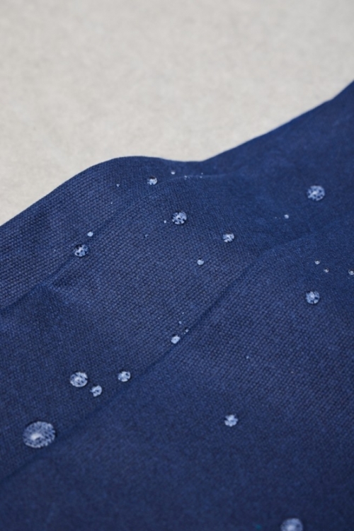 Mind The MAKER Weighty Waxed Cotton Fabric Navy