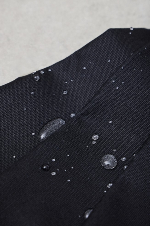 Mind The MAKER Weighty Waxed Cotton Fabric Black