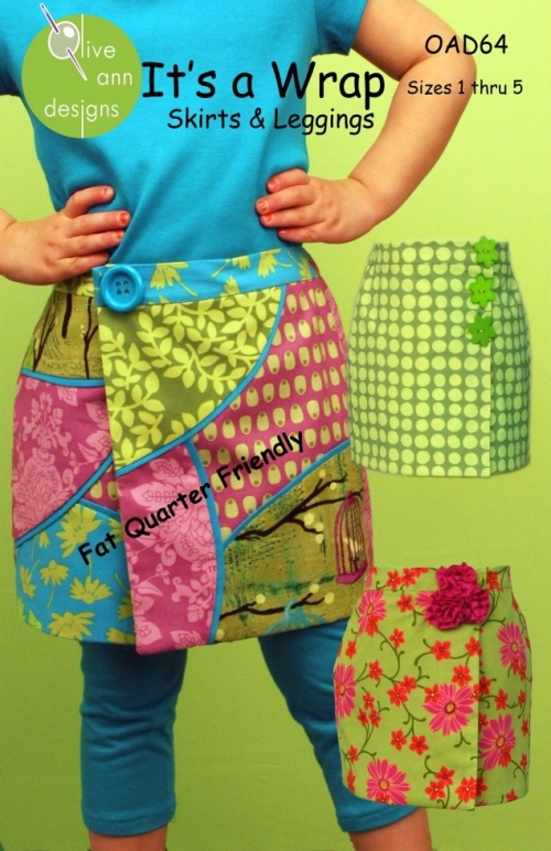 Olive Ann Designs Paper Sewing Pattern Its A Wrap