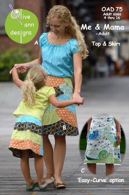 Olive Ann Designs Paper Sewing Pattern Me & Mama