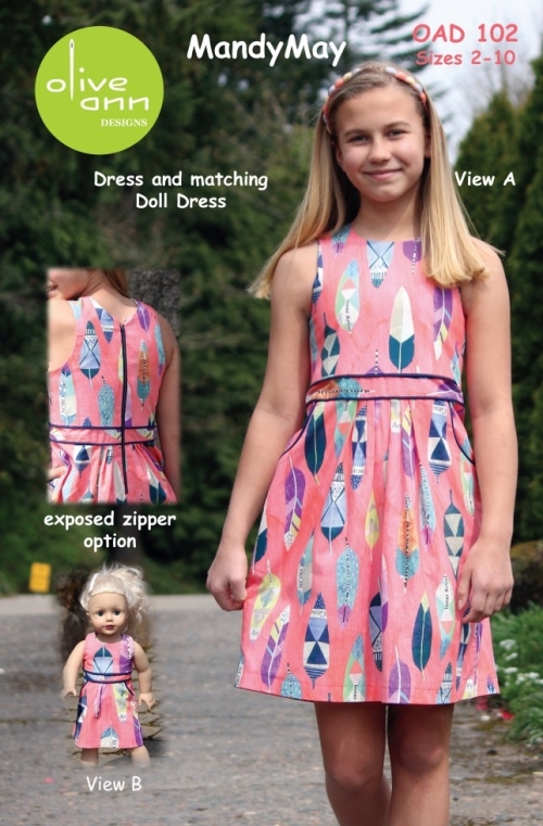 Olive Ann Designs Paper Sewing Pattern Mandy May