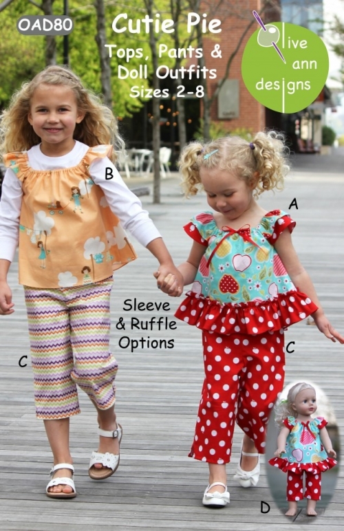 Olive Ann Designs Paper Sewing Pattern Cutie Pie