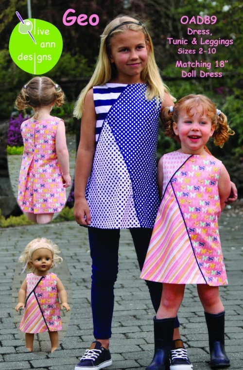 Olive Ann Designs Paper Sewing Pattern Geo
