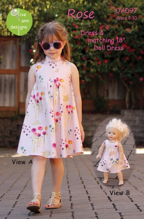 Olive Ann Designs Paper Sewing Pattern Rose