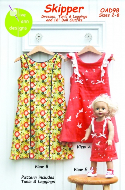 Olive Ann Designs Paper Sewing Pattern Skipper