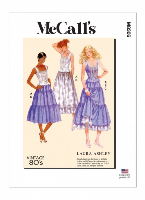 McCalls Paper Sewing Pattern 8306