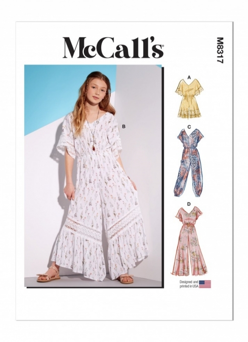 McCalls Paper Sewing Pattern 8317