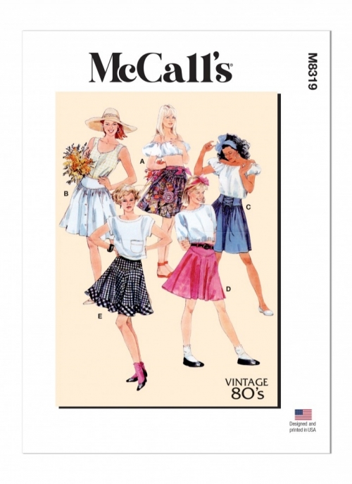 McCalls Paper Sewing Pattern 8319