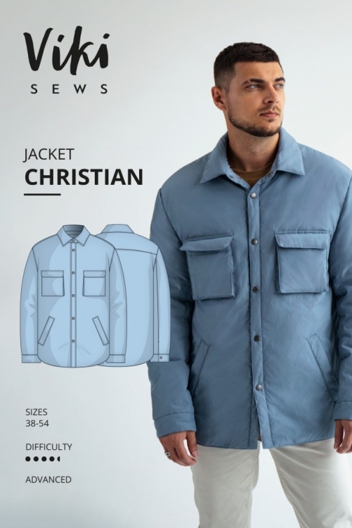 Vikisews Paper Sewing Pattern Christian Jacket