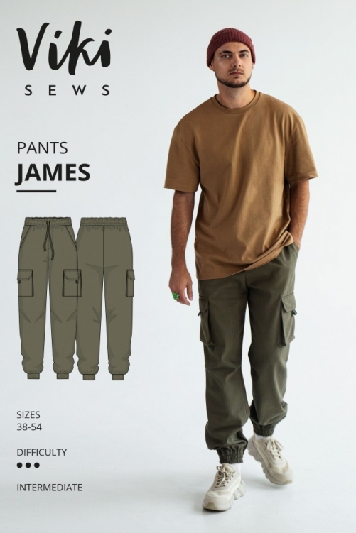 Vikisews Paper Sewing Pattern James Pants