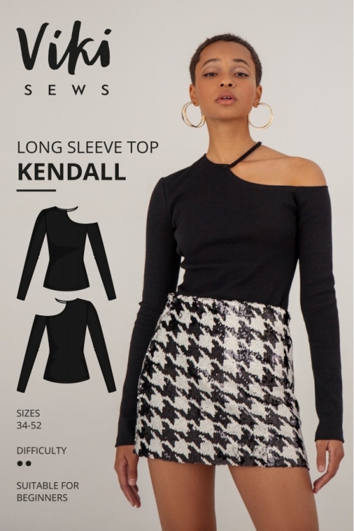 Vikisews Paper Sewing Pattern Kendall Top