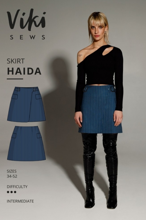 Vikisews Paper Sewing Pattern Haida Skirt