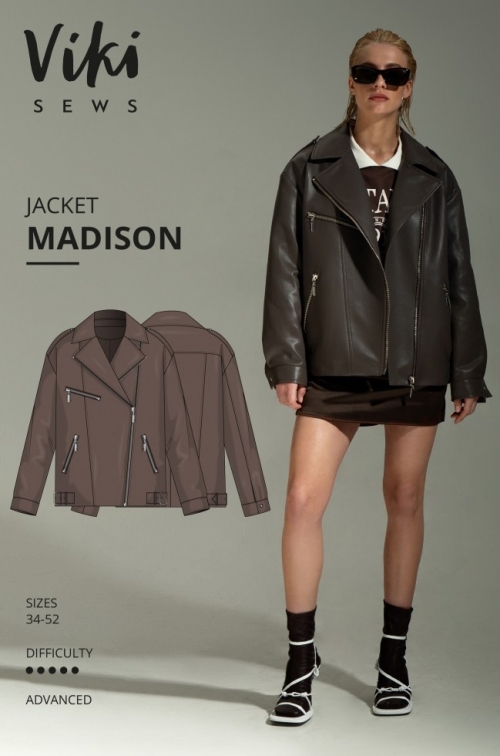 Vikisews Paper Sewing Pattern Madison Jacket