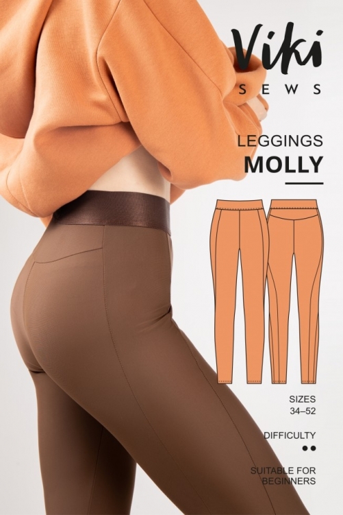 Vikisews Paper Sewing Pattern Molly Leggings