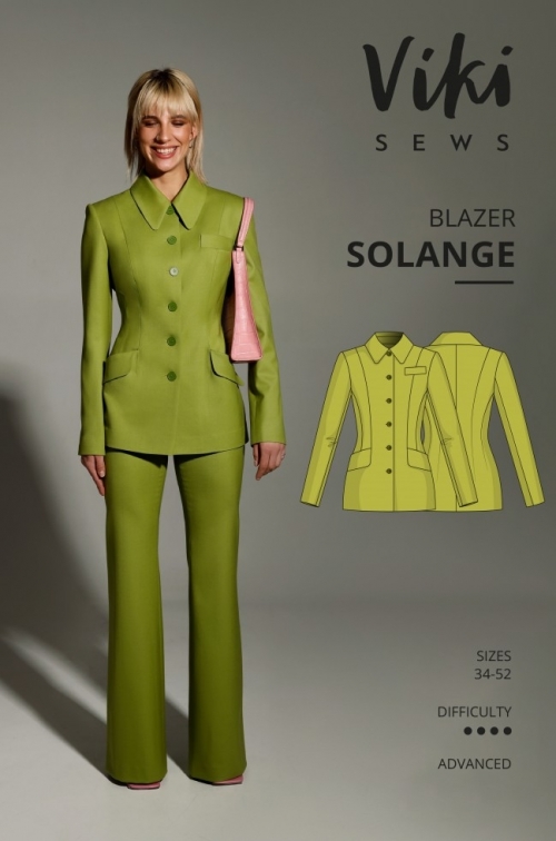 Vikisews Paper Sewing Pattern Solange Blazer