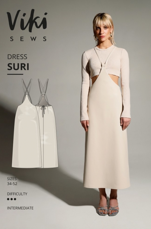 Vikisews Paper Sewing Pattern Suri Dress