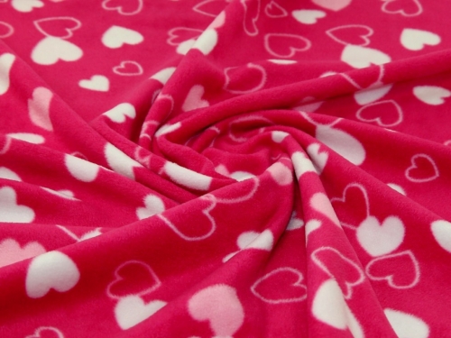 Polar Fleece Fabric Pink