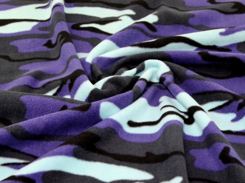 Polar Fleece Fabric Urban Blue