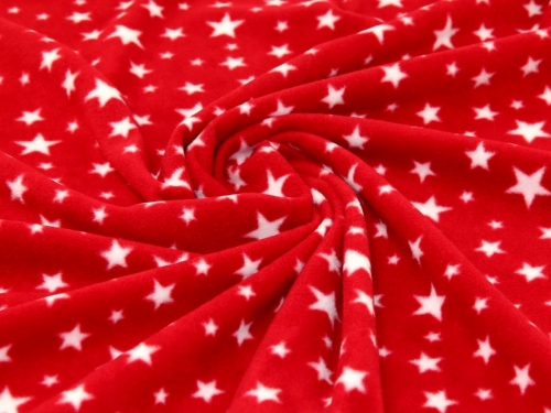 Polar Fleece Fabric Red