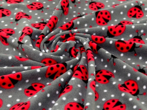 Polar Fleece Fabric Grey