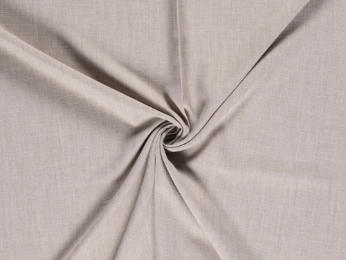 Linen Look Textured Polyester Suiting Fabric Cream