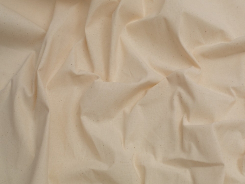 Minerva Core Range 100% Raw Cotton Boadcloth Fabric Ecru
