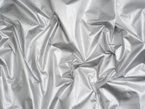 Minerva Core Range Reflective Blackout Lining Fabric White & Silver