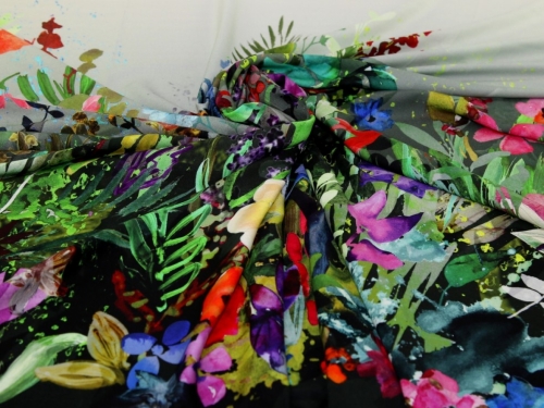 Minerva Exclusive Botanic Bliss Viscose Challis POD Fabric