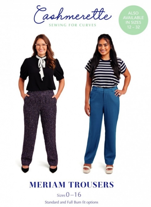 Cashmerette Paper Sewing Pattern Meriam Trousers