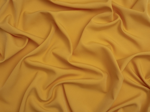 Minerva Core Range Soft Touch Crepe Fabric Amber Gold