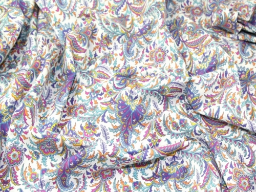 Cotton Lawn Fabric Royal Purple
