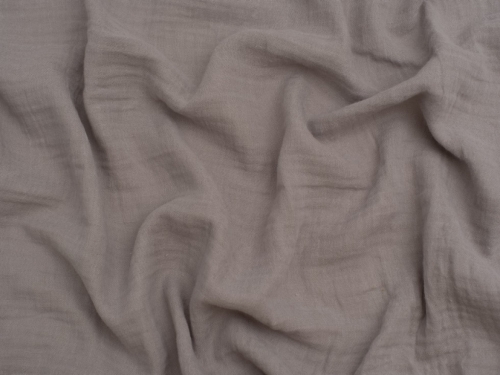 Minerva Core Range Cotton Double Gauze Fabric Pastel Grey
