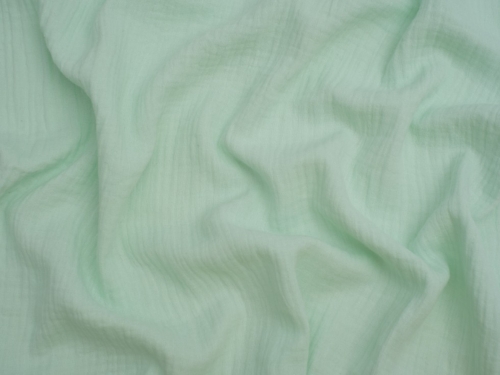 Minerva Core Range Cotton Double Gauze Fabric Pistachio Green