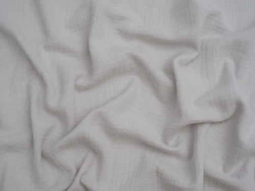 Minerva Core Range Cotton Double Gauze Fabric Pale Grey